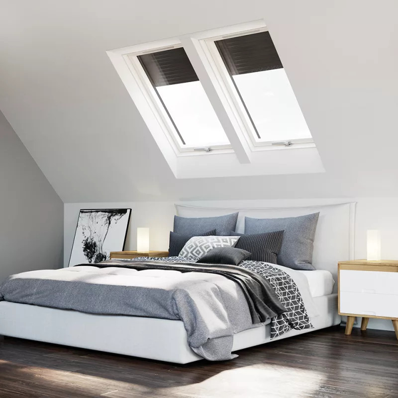 Dakea better energy pvc kpv b1500 c2a középen billenő tetőtéri ablak, 3 rétegű üvegezéssel, műanyagból 114/118 3 műanyagból 114/118