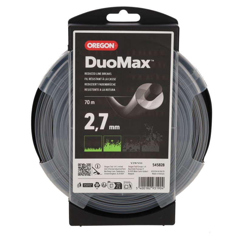 Damil 2. 7mm kerek oregon duomax 70 m 1 Damil 2.7mm kerek Oregon Duomax 70 m