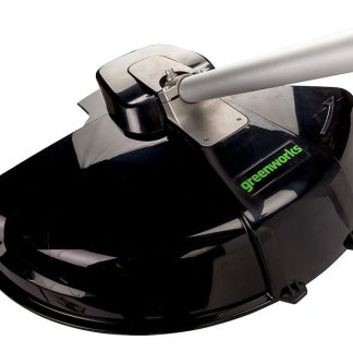 Bozótvágó akkumulátoros Greenworks GD40BCB 40 v, damilfej, vágótárcsa tar., akku- és töltő nélkül