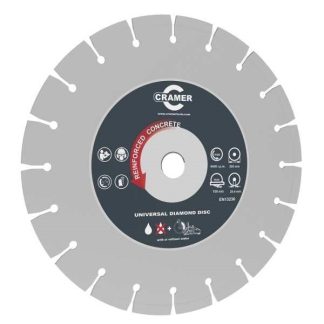 Vágókorong Cramer A82PC300BLDD-CR univerzális gyémánt tárcsa 300 mm száraz vágáshoz