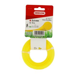 Damil 2.4mm kerek Oregon 15m sárga akasztóval