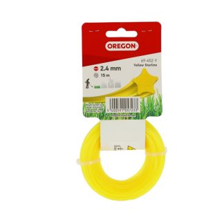 Damil 2.4mm csillag Oregon 15m sárga akasztóval