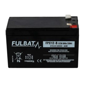 Akkumulátor Fulbat FPC12-8 (ws-jh1270) ws-18d utángyártott