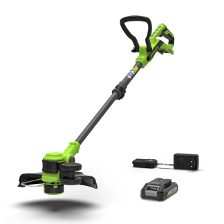 Fűszegélynyíró akkumulátoros Greenworks ST24B218-01 24v 2ah akkumulátorral és töltővel