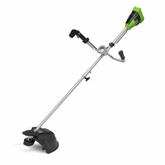 Bozótvágó akkumulátoros Greenworks GD40BCBK4 4ah akkumulátorral és töltővel